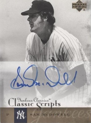 2004 Upper Deck Yankees Classics - Sam McDowell #AU-59