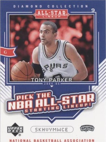 2004-05 Upper Deck All-Star Lineup - Tony Parker #AS36