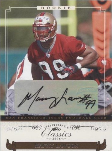 2006 Donruss Classics Manny Lawson #191