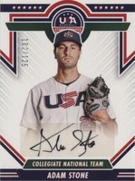 2022 Panini USA Baseball Stars & Stripes - Adam Stone #CNTS-AS