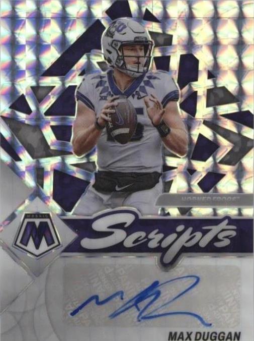 2023 Panini Mosaic Draft Picks Max Duggan #SM-MDU