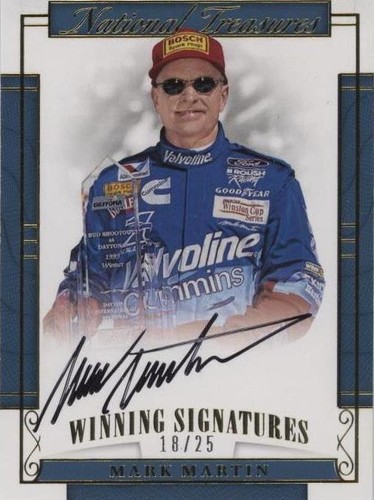 2017 Panini National Treasures - Mark Martin #WS-MM