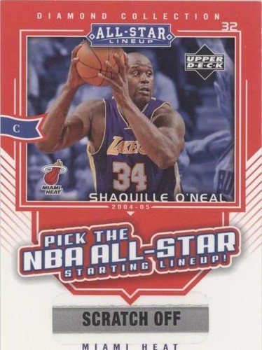 2004-05 Upper Deck All-Star Lineup - Shaquille O'Neal #AS5