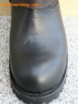 MEZCALERO MEZCALERO BIKER BOOTS STIEFEL ENGINEER NEU LEDER HANDMADE GR. 38 BIS 46