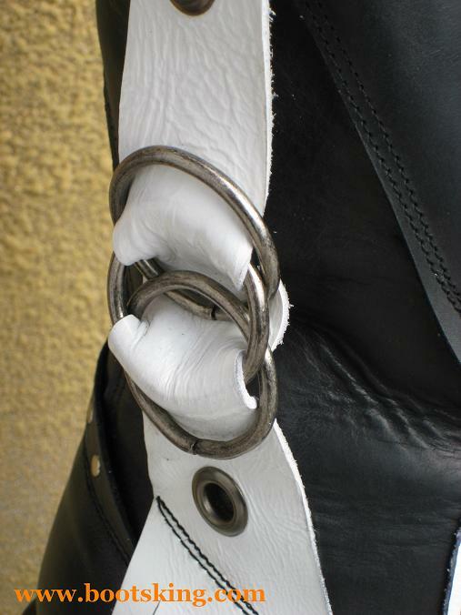 NEW ROCK BOOTS ROCK BOOTS GUADELOUPE SCHWARZ WEISS DAMENSTIEFEL HIGH HEELS GRÖSSE 36 - 41