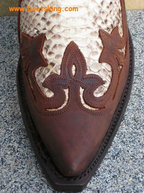 SENDRA SENDRA BOOTS SCHLANGE COWBOYSTIEFEL WESTERNSTIEFEL PYTHON HANDMADE GR. 41 BIS 45