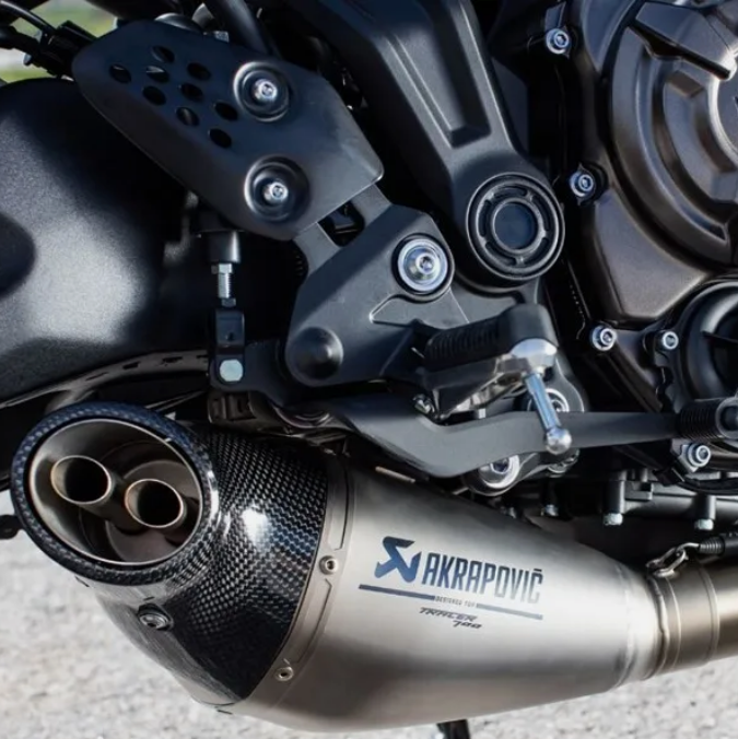 Complete Exhaust Muffler Akrapovic EU5 Logo Yamaha Tracer