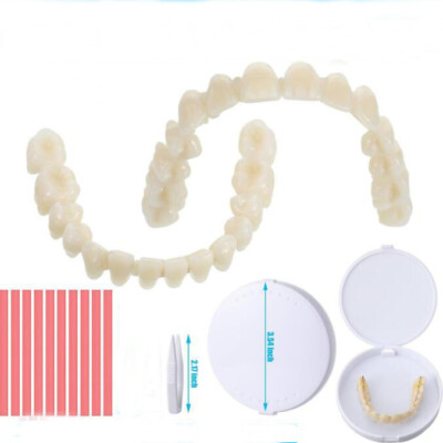 DIY Denture Repair Kit Full set Dental Upper & Lower False Teeth Kit For Repair