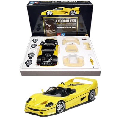 TAMIYA 1/12 Scale Ferrari F50 Semi-Assembled Model 23204 Yellow Giallo Modena