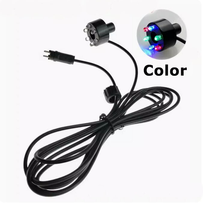 Underwater 6-LED Color Lights Ring Fountain Fish Pond Water Garden
