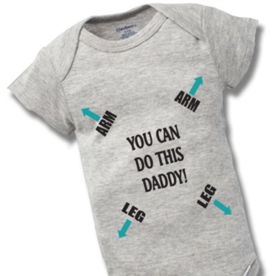 Daddy You Can Do This Onesie Baby Gift Funny Cute Dad Father Boy Girl Clothes