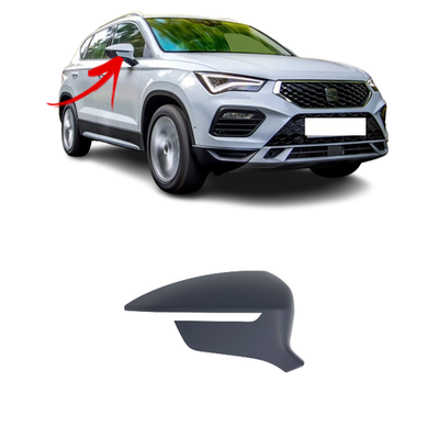 FOR SEAT ATECA 17-21, TARRACO 19-24 FRONT WING MIRROR COVER FOR PAINTING RIGHT