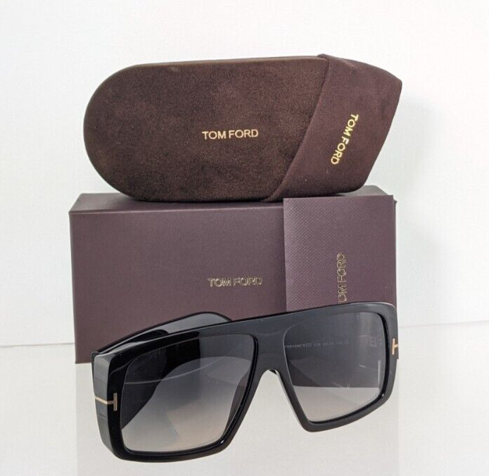 Pre-owned Tom Ford Brand Authentic  Sunglasses Ft Tf 1036 01b Raven Tf1036 60mm In Gray