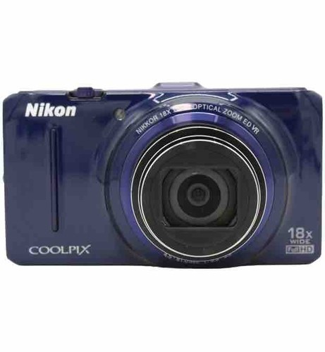 Nikon COOLPIX S9300 18倍ズーム 青 【訳あり品】 Nikon Coolpix S9300 18X Wide Lens Compact Digital Camera