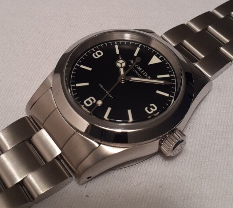 ARMIDA A6 36MM SWISS ETA 2836 AUTOMATIC MOVEMENT TOP HAT SAPPHIRE CRYSTAL NEW eBay