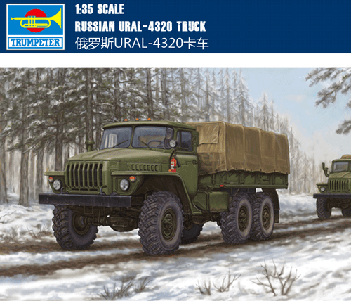 TRUMPETER　Russian URALー4320 Truck RUSSIAN URAL-4320 TRUCK 1/35 tank Trumpeter model kit 01012 | eBay