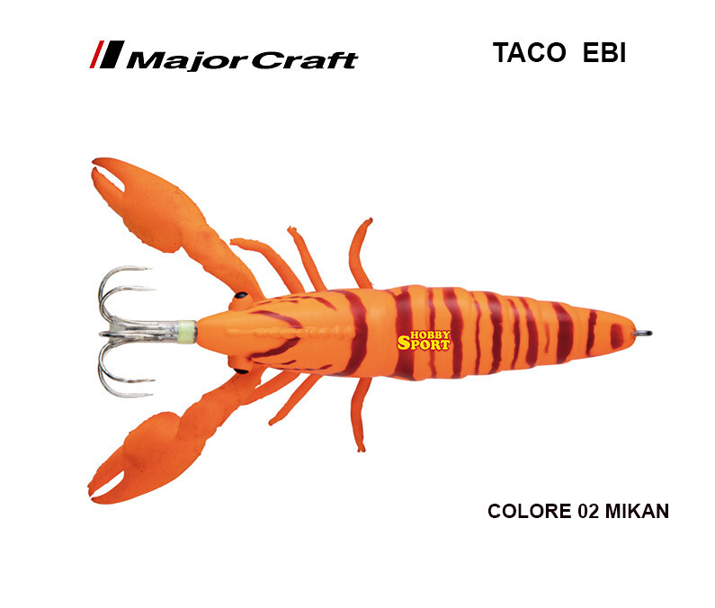 POLPARA TACO EBI COL 02 MIKAN EBI 40 GR MAJOR CRAFT  PESCA MARE POLPO