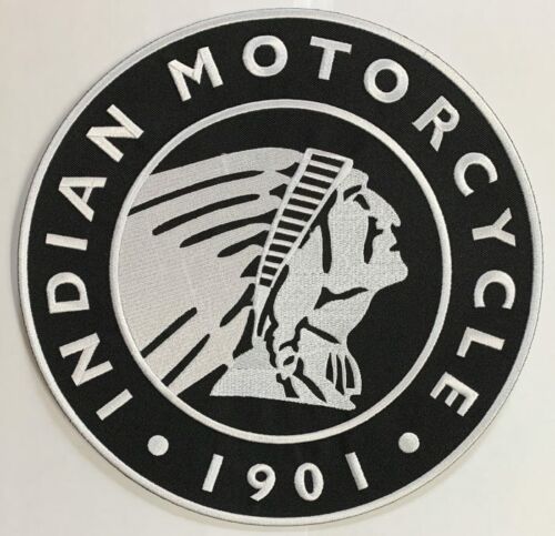 Indian Motorcycle Embroidery PATCH American Motorcycle Jacket / Vest Back Patch 