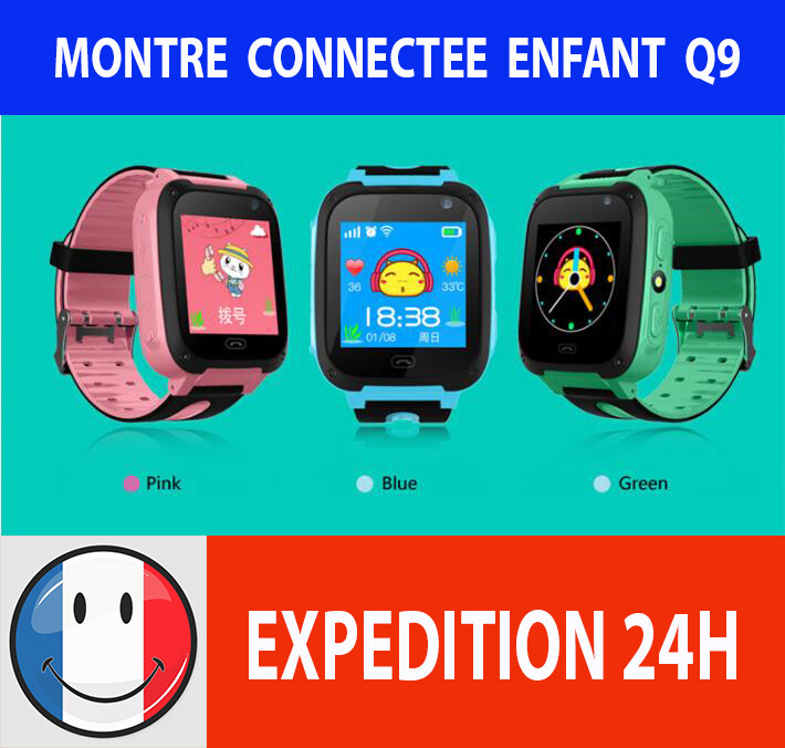  Smartwatch kids Montre Connectee Enfant Bluetooth SOS Tracker pour iOS Android 