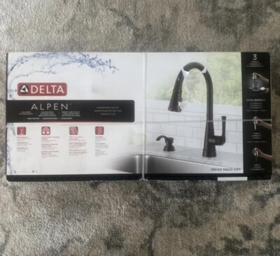 Delta Alpen Kitchen Pull-Down Faucet + Soap - Venetian Bronze 19814Z-RBSD-DST