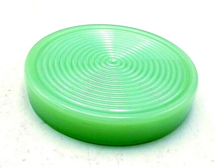 McKee Style Coaster / Ashtray Rosso JADITE JADEITE Vintage Green MINT   