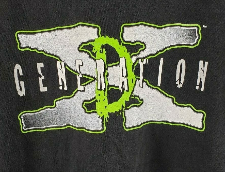 Vintage WWF WEE DX Degeneration X Break It Down Mens Shirt Sz M Official EUC!