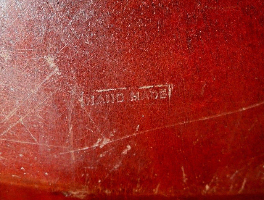 Serving Tray Hard Wood Hand Carved Set Playing Card Inspired Themed