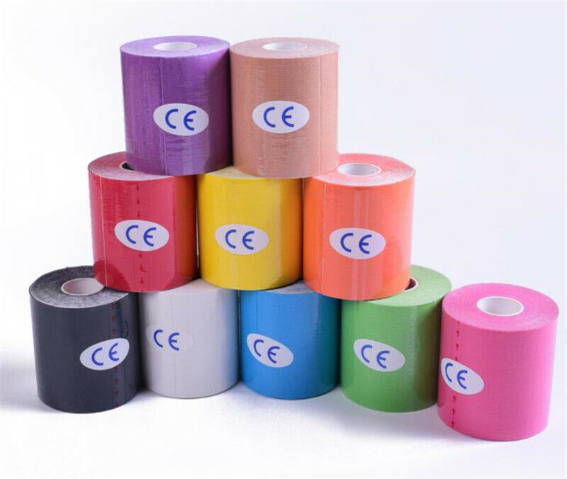5M/Roll 5/10/15cm Kinesiology Sports Muscle Care Elastic Physio Therapeutic Tape 1.40 per gallon