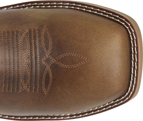 Pre-owned Double-h Boots Men's Zenon 11” Waterproof Square Toe Roper Non-metallic Soft In Medium Bro