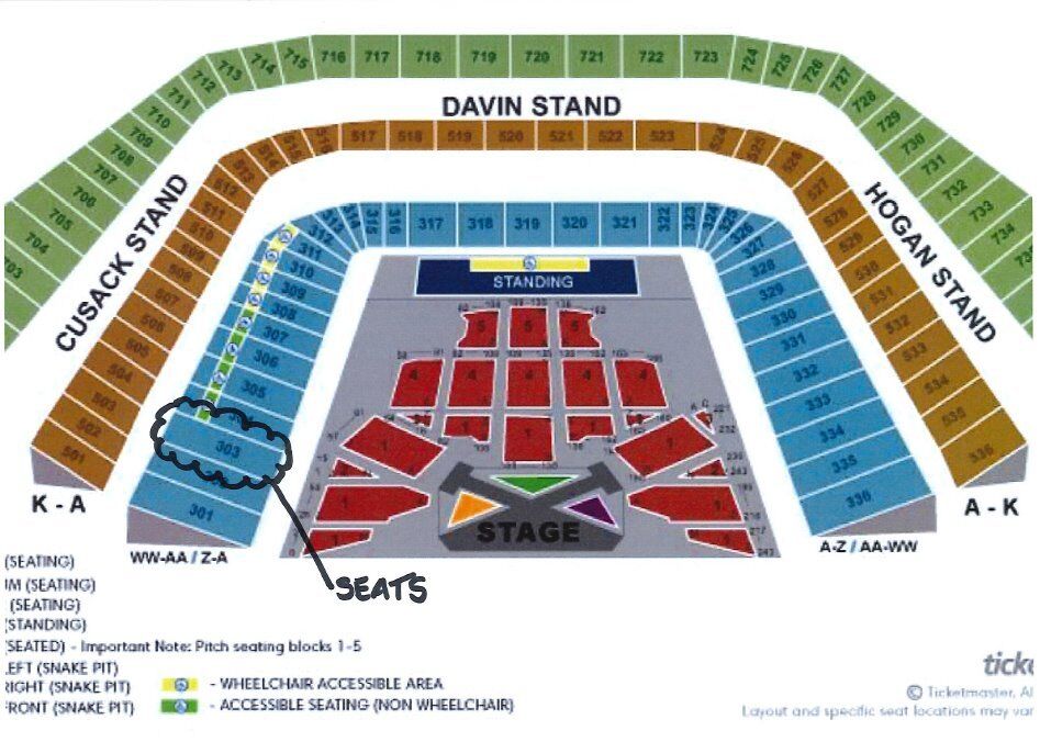 wembley stadium eras tour floor plan