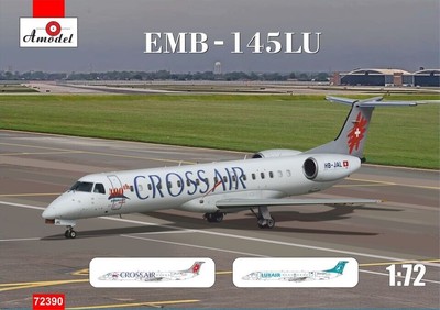 Embraer EMB-145LU Aircraft 1/72  Scale Model Kit AMO 72390