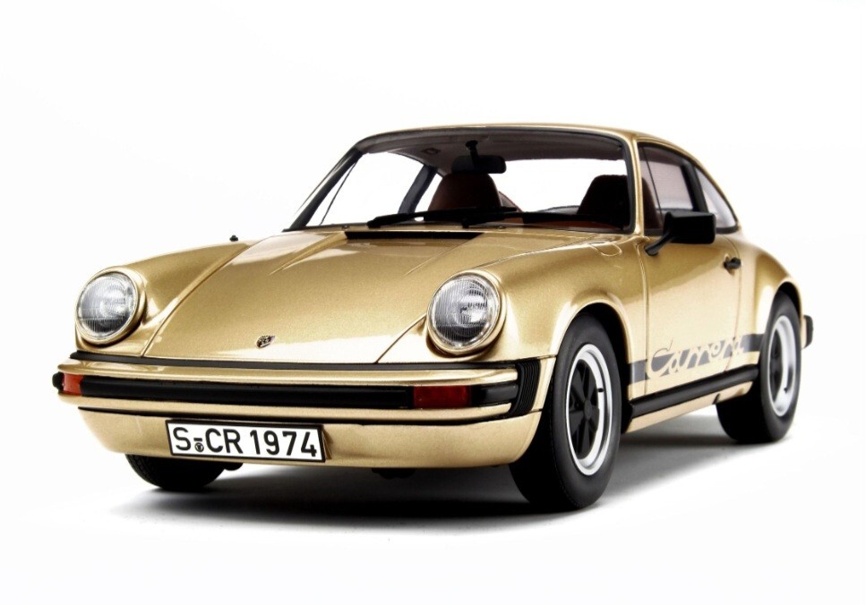 GT SPIRIT Porsche 911 Carrera ゴールド 1/18 Porsche 911 Carrera 2.7 Gold Met 1974 1:18 GT Spirit GT011ZM