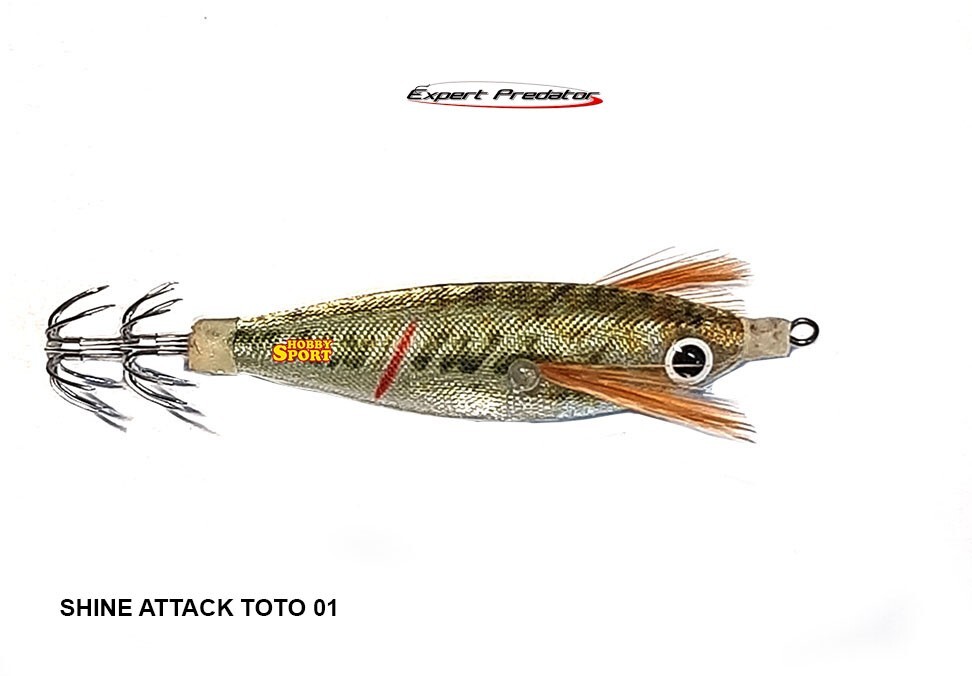OPPAI SHINE ATTACK 6 CM COLORE TOTO 01 TRACINA DRAGO PESCA CALAMARO