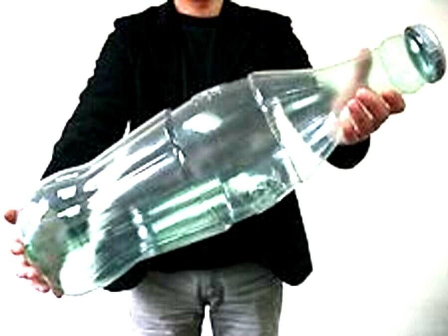 Coco-Cola Jumbo 22.5" Bottle Coin Bank Penny Nickel Dime Quarter Red or Green