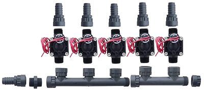 Hunter PGV100-MM 5 Zone Dura Manifold Kit No Flow Control - Barb