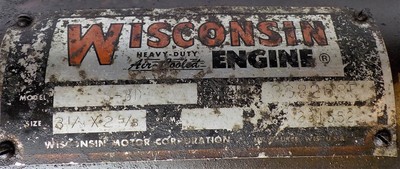 Wisconsin S-8D Standard Engine Gear Cover  BD-111