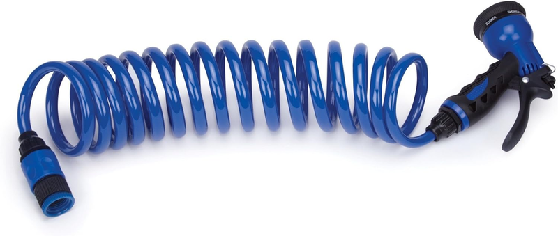 6-in-1 Coil Spray Hoses - Kink-free Quick-connect Hoses For 