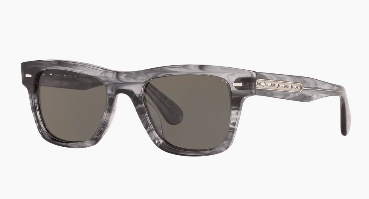 Pre-owned Oliver Peoples Martineaux 49mm Ov5450su In Dk Azure Polar Msrp$642 Great Gift In Gray