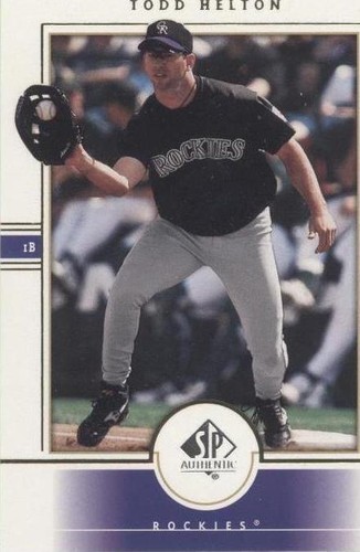 2000 SP Authentic - Todd Helton #89