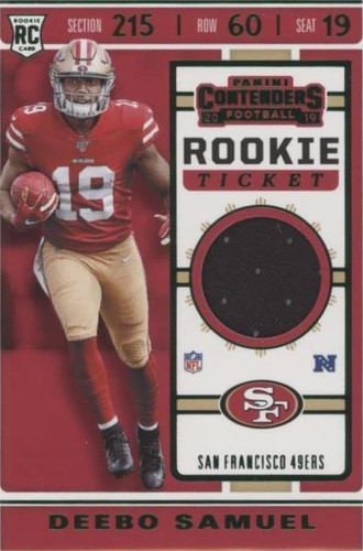 2019 Panini Contenders Deebo Samuel #RTS-13