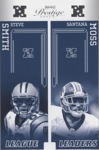 2006 Playoff Prestige Santana Moss Steve Smith #LL-9