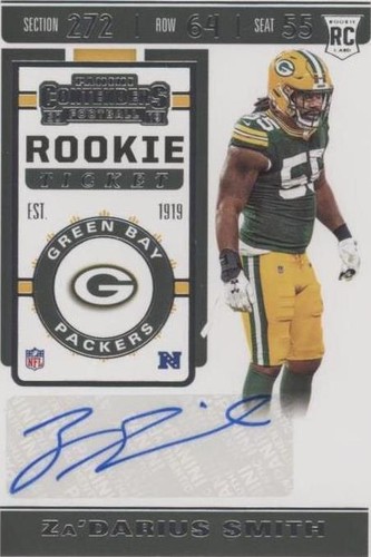 2019 Panini Contenders Za'Darius Smith #154