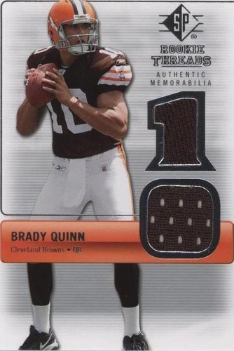 2007 SP Rookie Threads Brady Quinn #RT-BQ