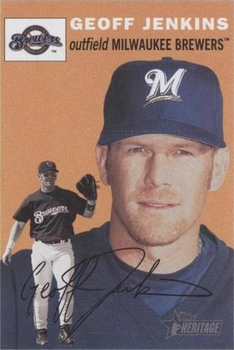 2003 Topps Heritage - Geoff Jenkins #365