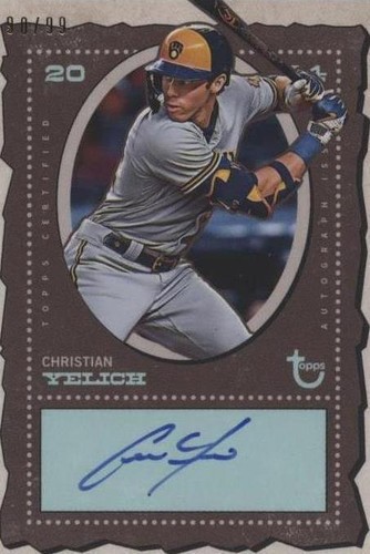 2024 Topps Brooklyn Collection - Christian Yelich #AC-CY