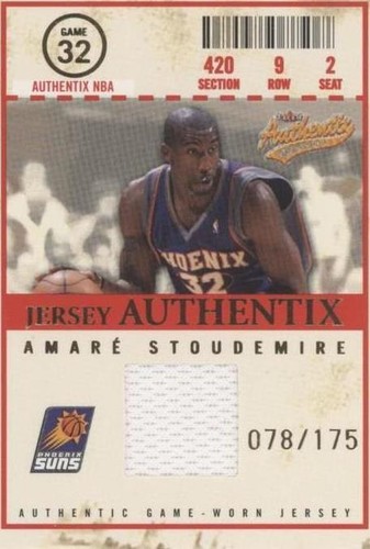 2004-05 Fleer Authentix - Amar'e Stoudemire #JA-AS