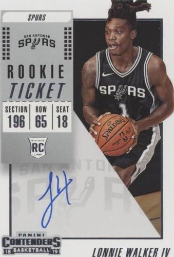 2018-19 Panini Contenders - Lonnie Walker IV #138