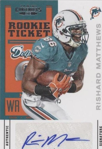 2012 Panini Contenders Rishard Matthews #180