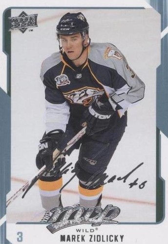2008-09 Upper Deck MVP - Marek Zidlicky #150