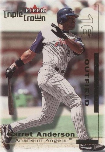 2001 Fleer Triple Crown - Garret Anderson #7